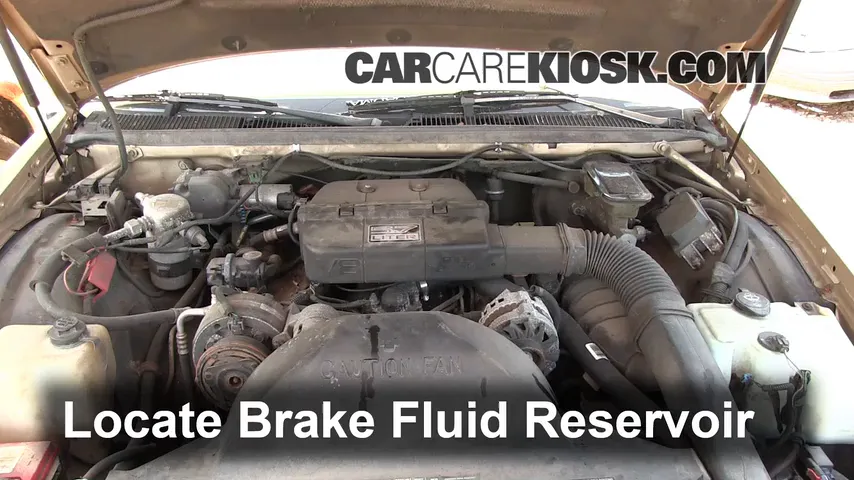 1993 Buick Roadmaster Estate Wagon 5.7L V8 Brake Fluid Add Fluid